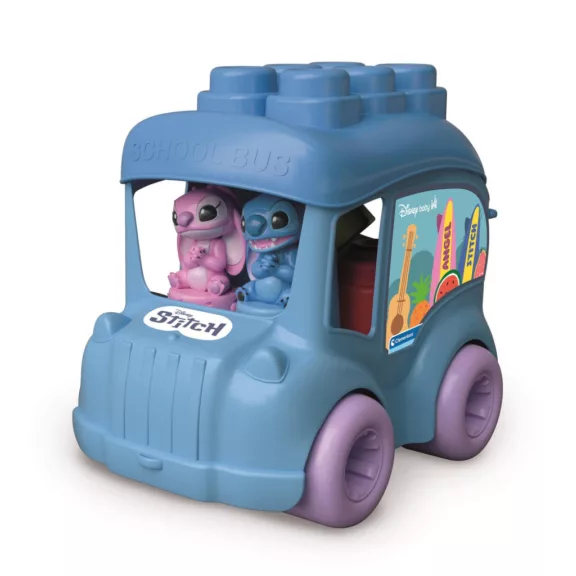 Disney Lilo és Stitch, A csillagkutya Clemmy szenzoros formaválogató busz Clementoni Disney Lilo és Stitch, A csillagkutya Clemmy szenzoros formaválogató busz Clementoni