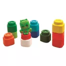 Színes Clemmy Dragon puha építőkocka szett 10 db-os figurával Clementoni Színes Clemmy Dragon puha építőkocka szett 10 db-os figurával Clementoni