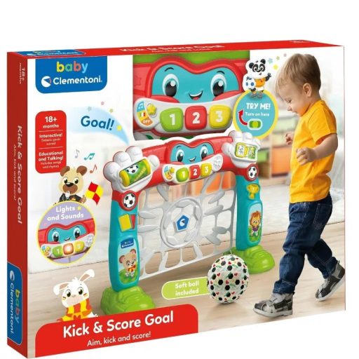 Interaktív focikapu Fun Animal Clementoni