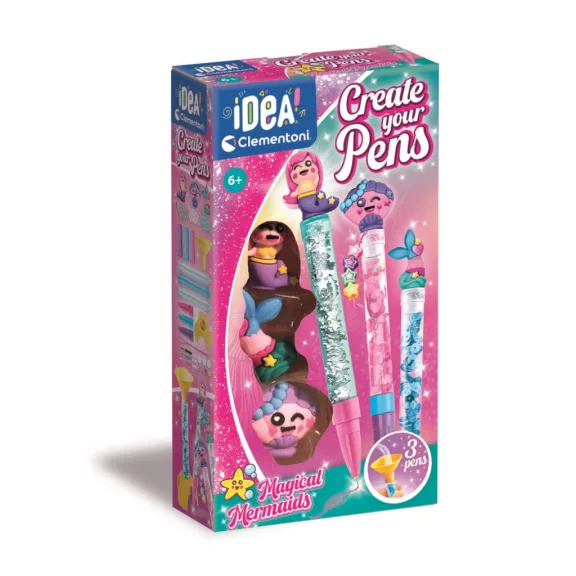 Színes Mermaid tollkészítő készlet Clementoni Színes Mermaid tollkészítő készlet Clementoni