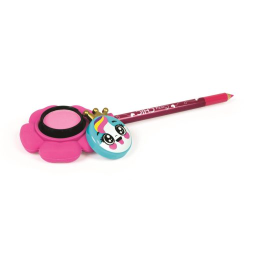 Crazy Chic Pink szemhéjpúder és szájkontúr ceruza Clementoni