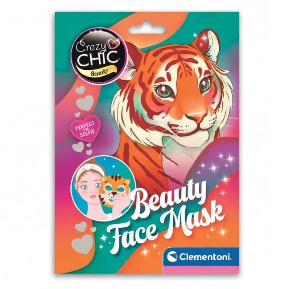 Crazy Chic Tiger arcmaszk Clementoni Crazy Chic Tiger arcmaszk Clementoni