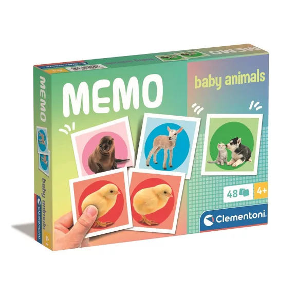 Állatos Baby memóriajáték 48 db-os Clementoni Állatos Baby memóriajáték 48 db-os Clementoni