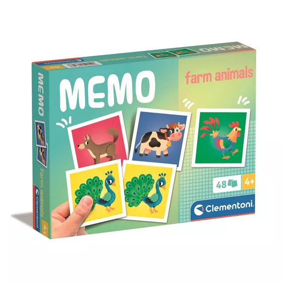 Állatos Farm memóriajáték 48 db-os Clementoni Állatos Farm memóriajáték 48 db-os Clementoni