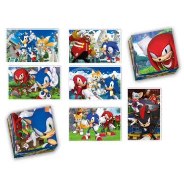   Sonic a sündisznó Characters 4 az 1-ben játékgyűjtemény Clementoni