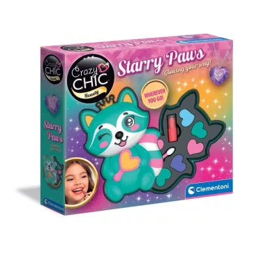 Crazy Chic Raccon mosómedve formájú sminkszett Clementoni