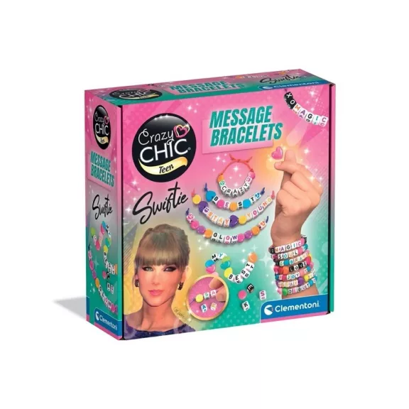 Crazy Chic Swiftie barátság karkötő készítő szett Clementoni Crazy Chic Swiftie barátság karkötő készítő szett Clementoni