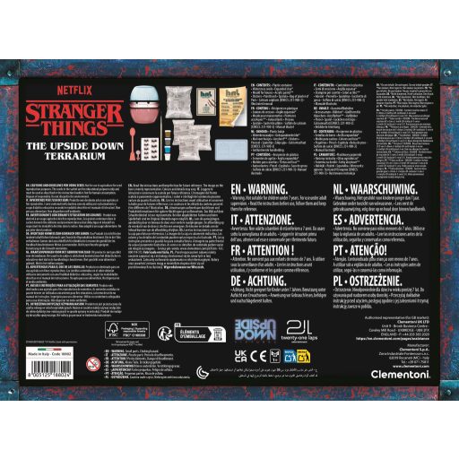 Stranger Things Upside Down terrárium Clementoni