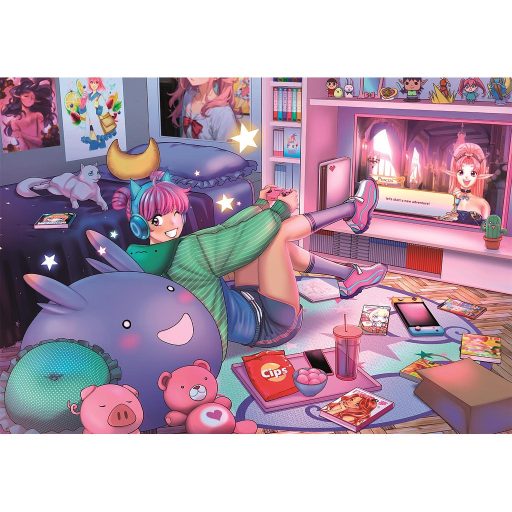 Csajos szoba Game Lovers 300 db-os puzzle Clementoni