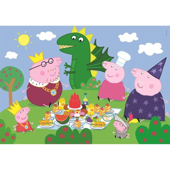 Peppa malac Dragon 2x20 db-os puzzle Clementoni