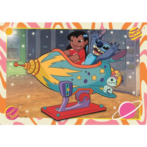 Disney Lilo és Stitch, A csillagkutya Galactic Vacation 2x60 db-os puzzle Clementoni