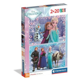 Disney Jégvarázs Team Quest 2x20 db-os puzzle Clementoni