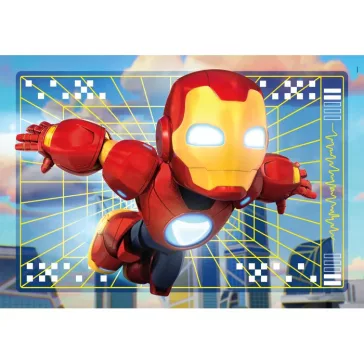   A Vasember és szupercsapata Hero Squad 2x20 db-os puzzle Clementoni