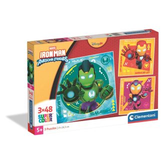   A Vasember és szupercsapata Hero Squad 3x48 db-os puzzle Clementoni