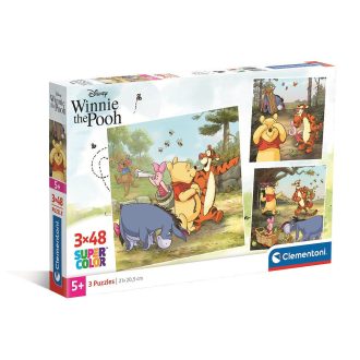 Disney Micimackó Honey Tree 3x48 db-os puzzle Clementoni