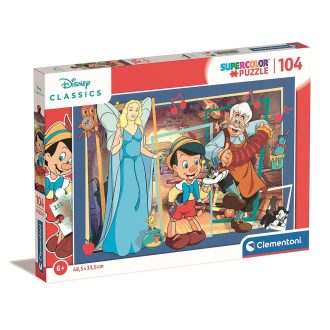  Disney Classics Pinocchio Geppetto's 104 db-os puzzle Clementoni