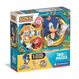 Sonic a sündisznó Ring 180 db-os puzzle Clementoni