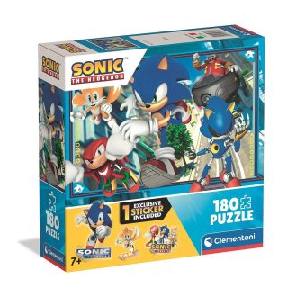   Sonic a sündisznó Turbo Trouble 180 db-os puzzle Clementoni