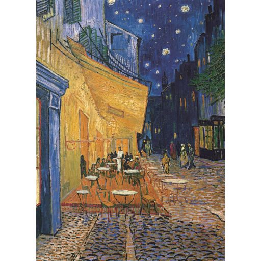 Művészet A Kávézó terasza este Van Gogh 1000 db-os puzzle Clementoni