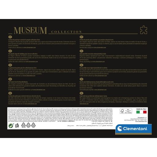 Művészet A Kávézó terasza este Van Gogh 1000 db-os puzzle Clementoni