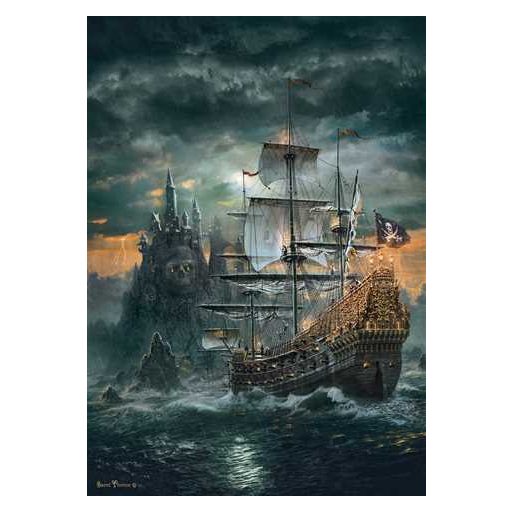 Kalózhajó Haunted Seas 1500 db-os puzzle Clementoni