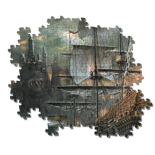 Kalózhajó Haunted Seas 1500 db-os puzzle Clementoni