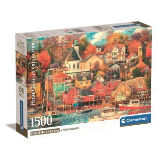 Kikötő Good Times 1500 db-os Compact puzzle Clementoni