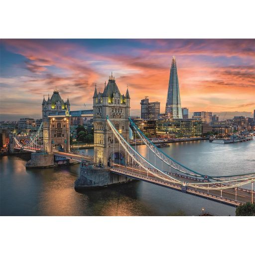 London Twilight 1500 db-os Compact puzzle Clementoni
