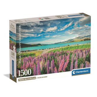 Új-Zéland Lake Tekapo 1500 db-os compact puzzle Clementoni