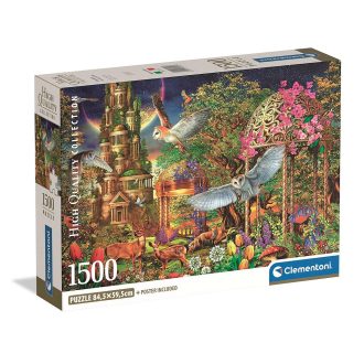 Fantázia kert Woodland 1500 db-os Compact puzzle Clementoni
