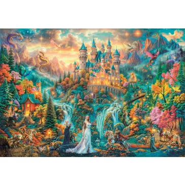   Rejtett birodalom legendája Fantasy 2000 db-os puzzle Clementoni