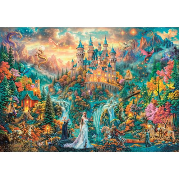 Rejtett birodalom legendája Fantasy 2000 db-os puzzle Clementoni
