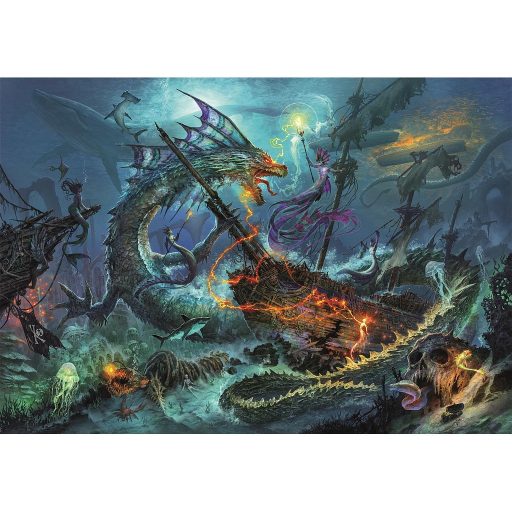 Fantázia világ Underwater Battle 3000 db-os puzzle Clementoni
