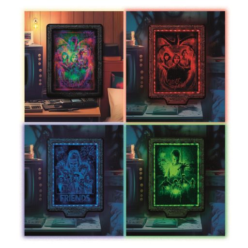 Stranger Things Upside Down 520 db-os puzzle LED-es keretben Clementoni