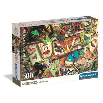 Pillangók Collector 500 db-os Compact puzzle Clementoni