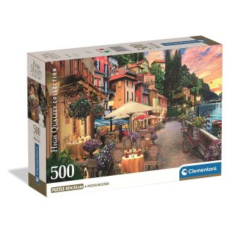 Olaszország Lake Como 500 db-os Compact puzzle Clementoni