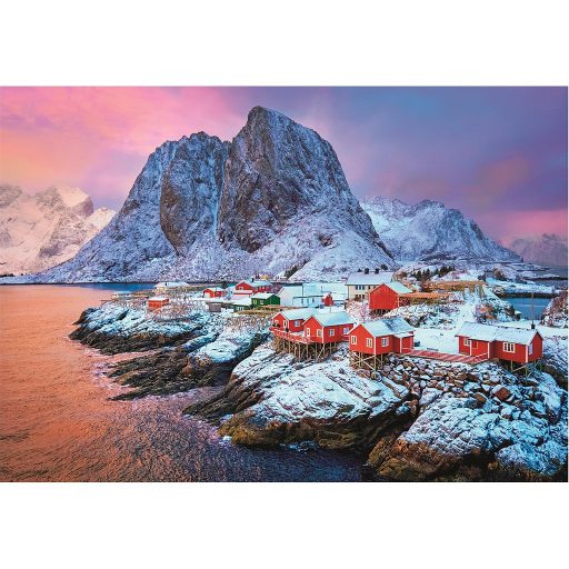 Norvégia Hamnøy 500 db-os Compact puzzle Clementoni