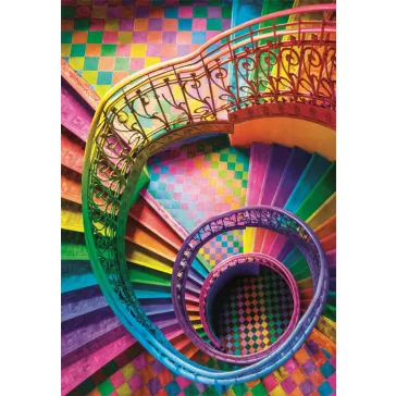   Színes lépcső Colorboom 500 db-os Compact puzzle Clementoni