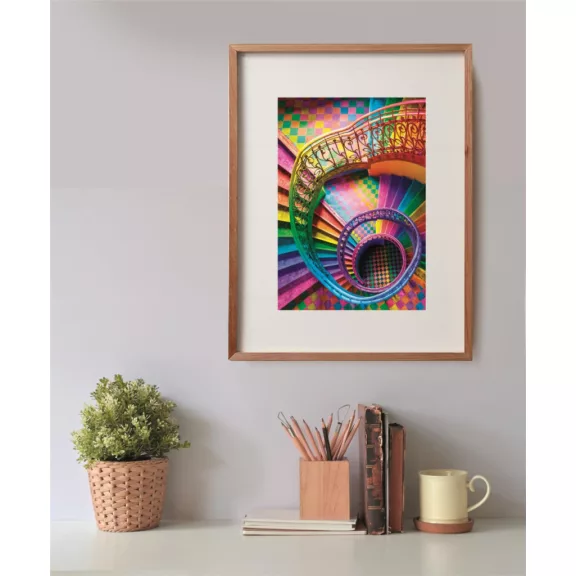 Színes lépcső Colorboom 500 db-os Compact puzzle Clementoni