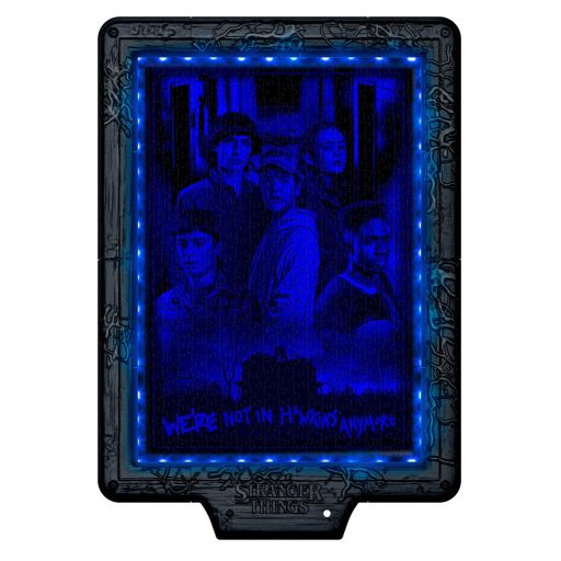 Stranger Things The Demogorgon 520 db-os puzzle LED-es keretben Clementoni
