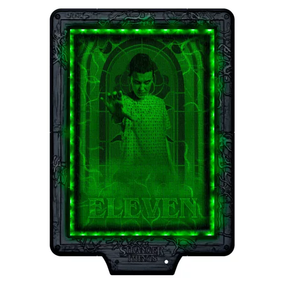 Stranger Things The Demogorgon 520 db-os puzzle LED-es keretben Clementoni