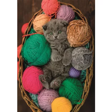 Cicás Fluffy 500 db-os Compact puzzle Clementoni