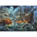 Kalózhajó Pirate Battle 6000 db-os puzzle Clementoni
