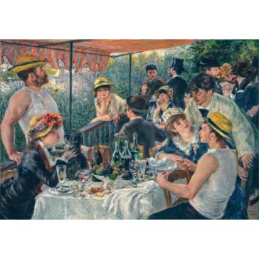   Művészet A csónakázó társaság ebédje Renoir 1000 db-os Compact puzzle Clementoni