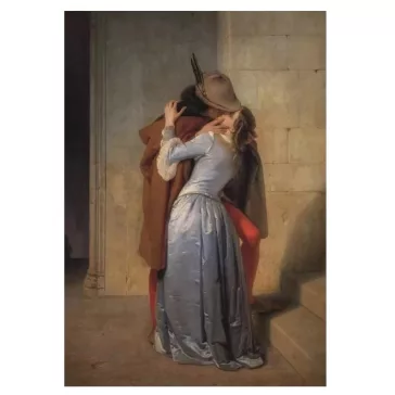   Művészet A csók Hayez 1000 db-os Compact puzzle Clementoni