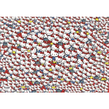 Hello Kitty Crowd 1000 db-os Compact puzzle Clementoni