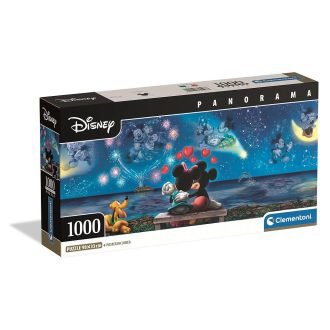   Disney Mickey, Minnie 1000 db-os panorama Compact puzzle Clementoni