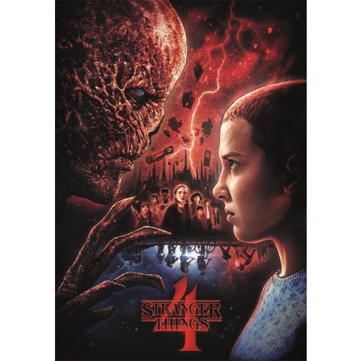 Stranger Things Eleven vs. Vecna 1000 db-os puzzle Clementoni