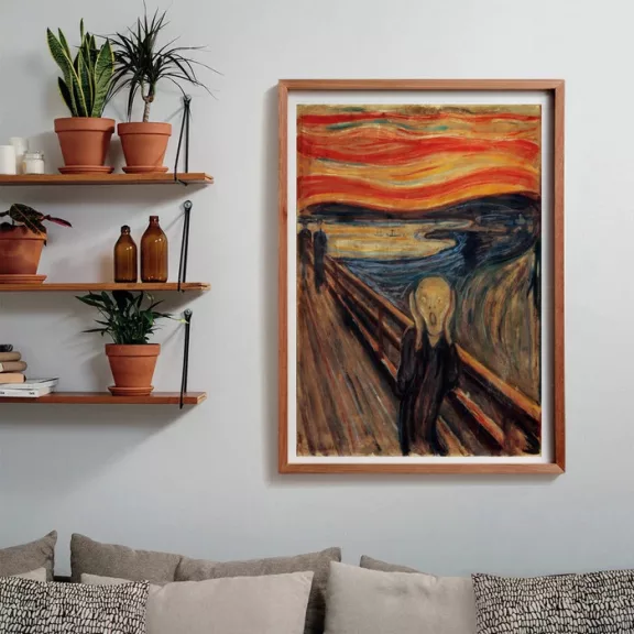 Művészet A sikoly Munch 1000 db-os Compact puzzle Clementoni