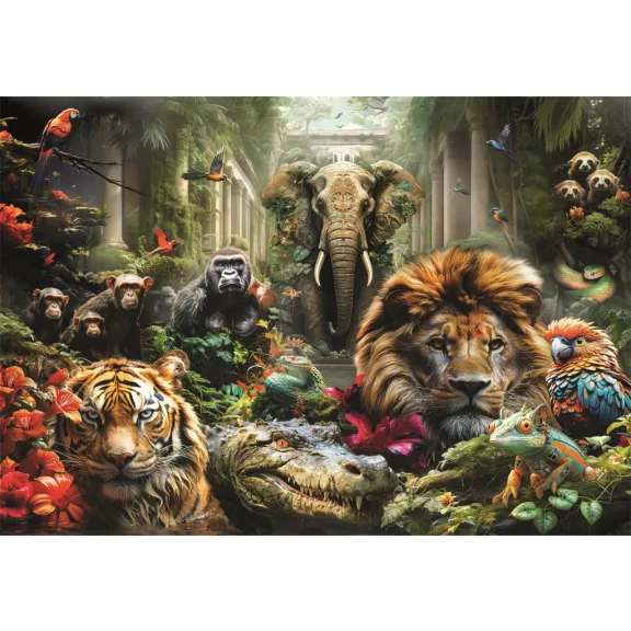Állatos Mystic 1000 db-os puzzle Clementoni